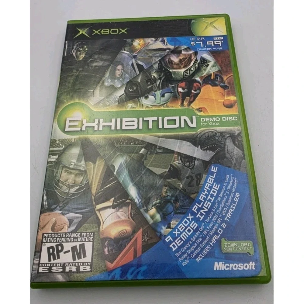 Microsoft Xbox Exhibition Demo Disc CIB sealed